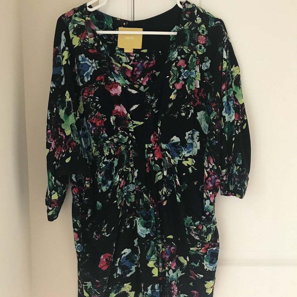 Anthropologie mauve dress